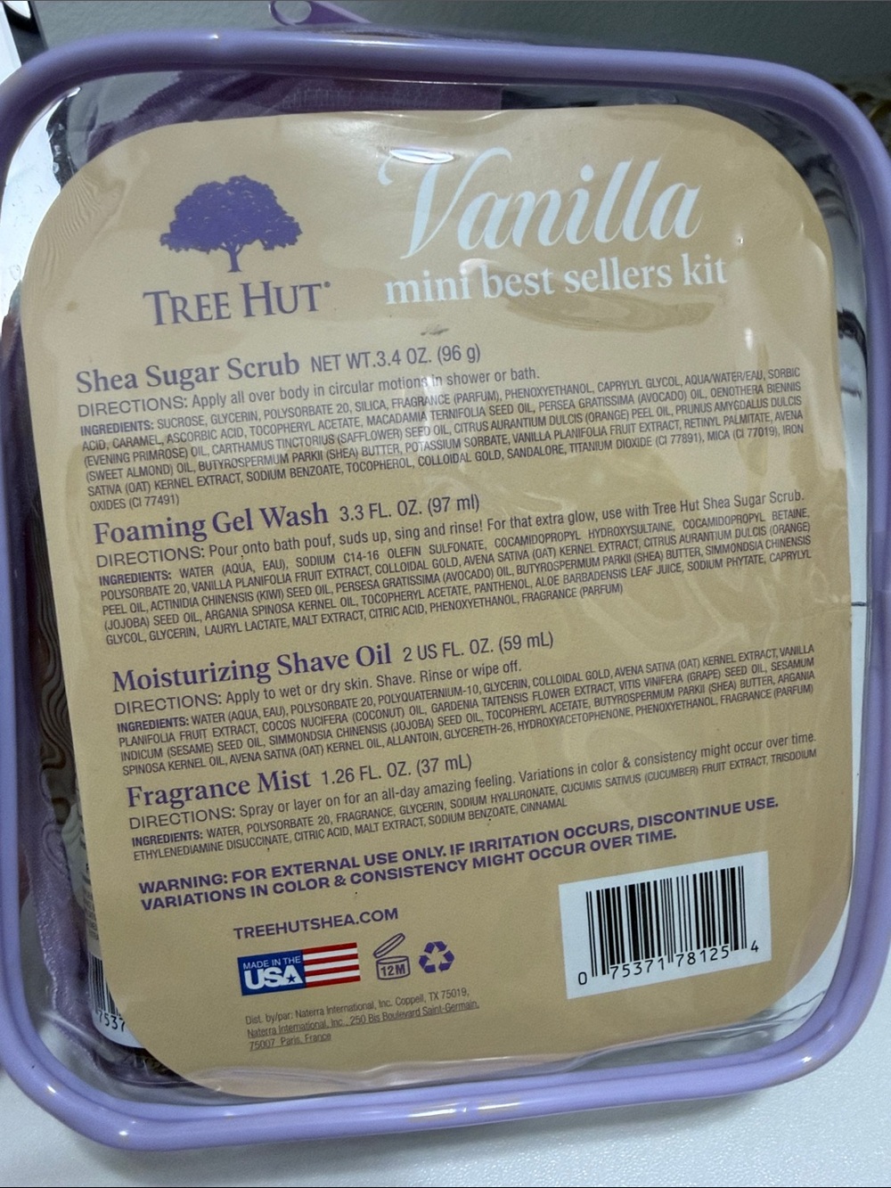 Tree Hut Mini Vanilla Everything Shower Gift - Picture 3 of 3